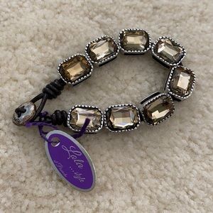 Lola bracelet with button closure - NWT, never worn